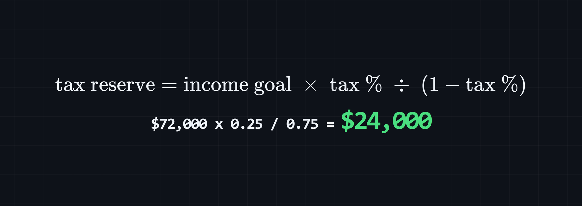 Billable Rate Tax Planning: Set a Tax Reserve