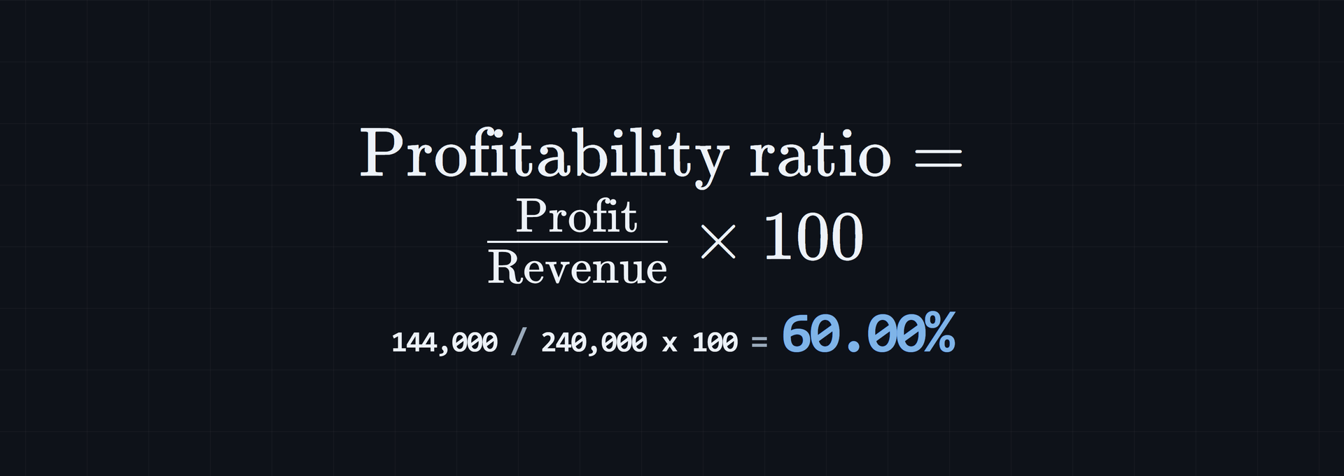 Measure Business Profitability With Key Ratios