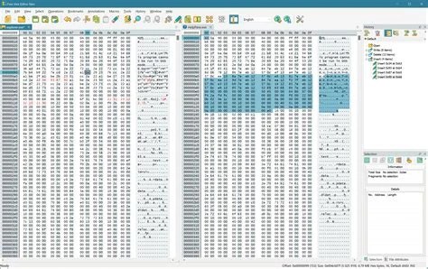 hex editor view of a binary DER certificate file showing raw byte values